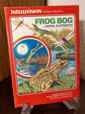 Frog Bog (Mattel Intellivision, 1982) No. 5301 with Overlays