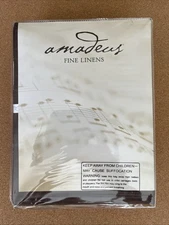 New Amadeus Versailles 400 Ct Fine Linen Jacquard King Sheet Set In Chocolate