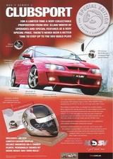 Holden HSV VY Clubsport Special Edition Brochure Y Series