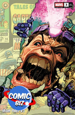 Image of IRON MAN #3 (2026) 1ST PRINTING *CASANOVAS M.O.D.O.K. VARIANT* MARVEL COMICS