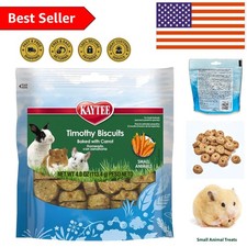 Kaytee Timothy Carrot Biscuits for Guinea Pigs & Rabbits - 4 oz Dental Treats