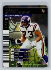 2001 NFL Showdown 1st Edition Todd Steussie #245 Foil