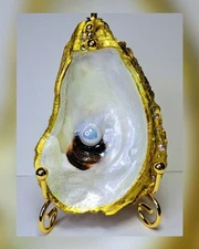 Handcrafted Natural Oyster Shell Ring/Trinket Dish