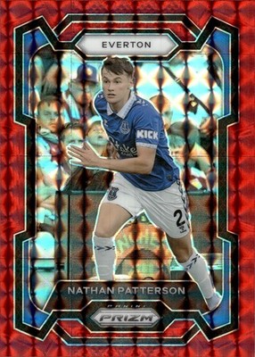 Nathan Patterson - Red Mosaic - Panini Prizm Premier League 2023/24