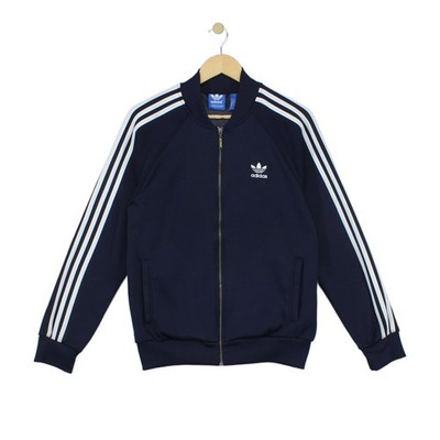 Adidas Sst Trainingsjacke Herren Größe S Blau Originals Athletic Full Zip