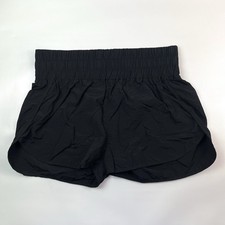 Zenana Black High Waist Athletic Running Shorts Women  s Size 3X