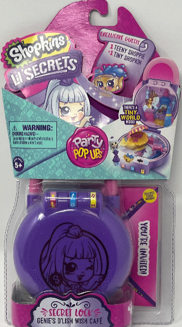 Shopkins Lil' Secrets Party Pop Ups Genie&rsquo;s D&rsquo;lish Wish 