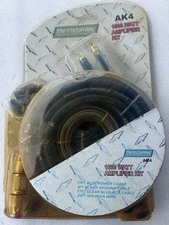 Install Bay 4 Gauge 1600 Watt Value Amplifier AMP Kit Complete FREE SHIPPING!!