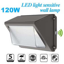 120W LED Wall Pack Light With photocell Dusk ...