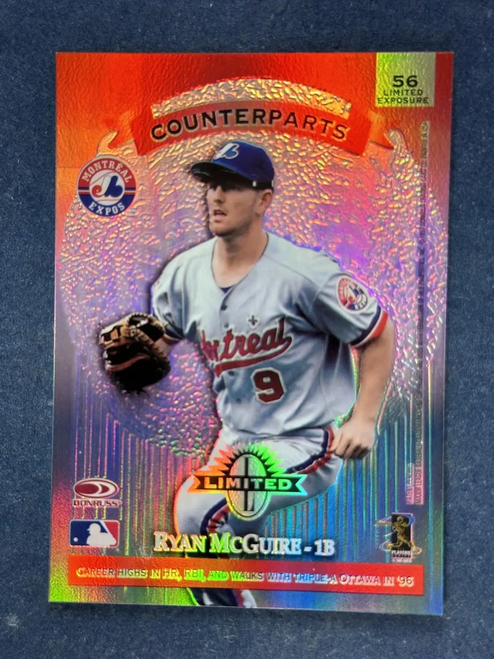 1997 Donruss Limited Exposure Tino Martinez/Ryan McGuire Yankees - Image 2 of 2