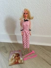 Vintage 1973 Mattel Quick Curl Barbie Doll Original Dress, Stand, Comb, Curler