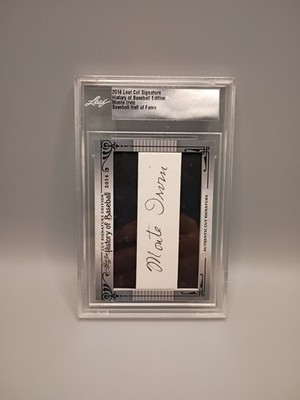 2014 Leaf History Of Baseball Cut Signature Edition MONTE IRVIN Encased  Beckett