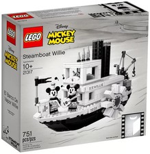 LEGO ideas 21317 - Steamboat Willie-Mickey - boite neuve et scellée