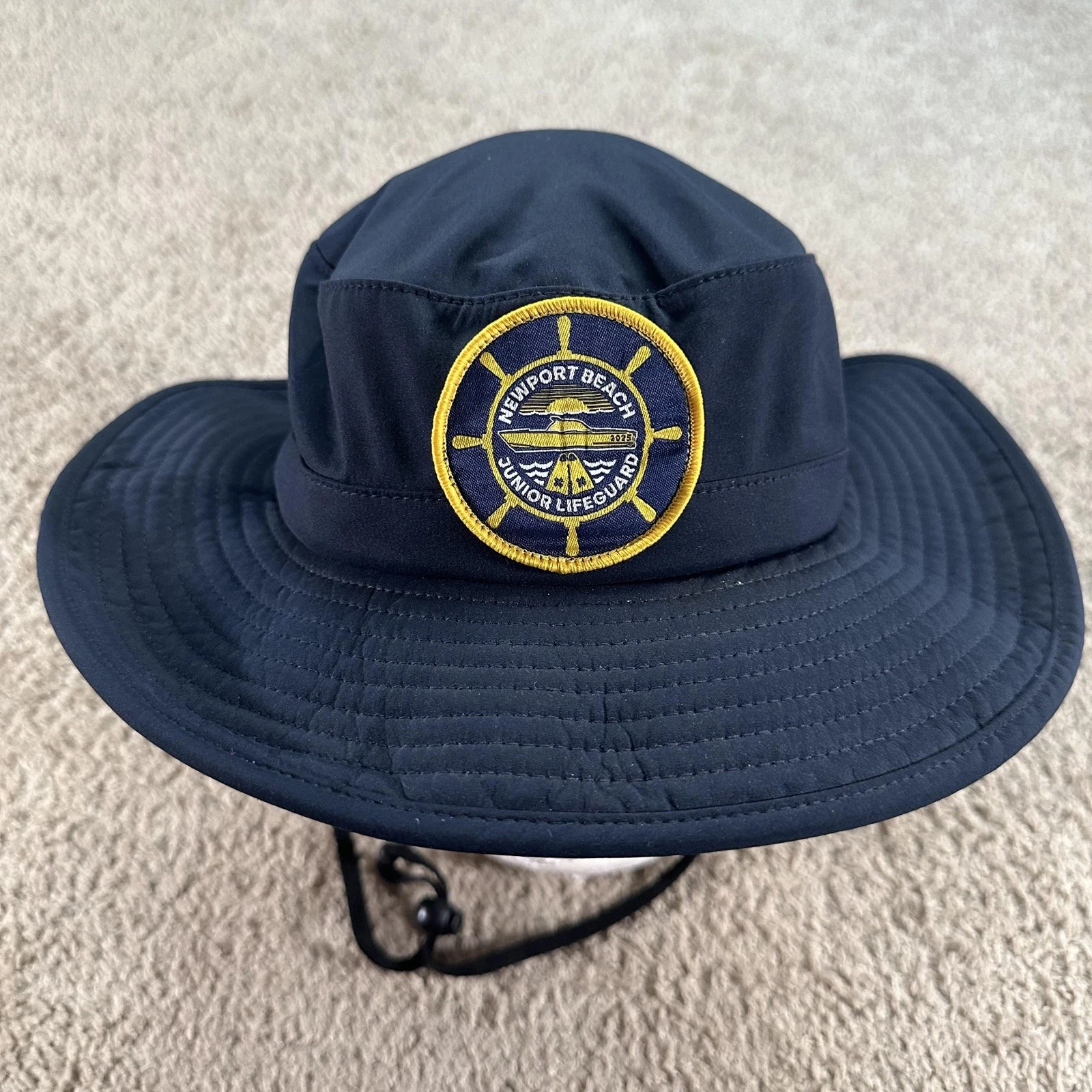 Florence Hat Boonie Mens One Size Blue Newport Beach Junior Lifeguard Wide Brim