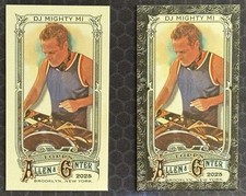 2025 Topps Allen & Ginter Dj Mighty MI Black Border Mini And Base Mini #215