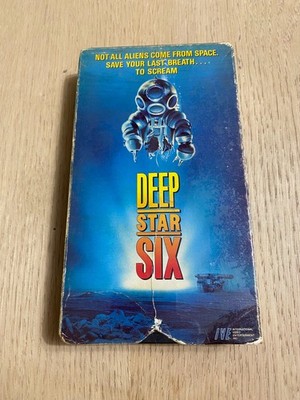 Deep Star Six VHS 1989 Video Cassette Tape Movie Sci-Fi Horror Underwater Ocean