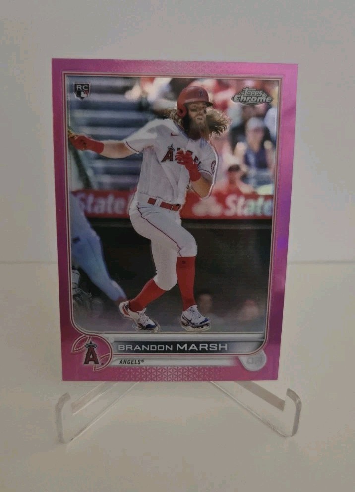 2022 Topps Chrome - Brandon Marsh #133 Pink Refractor (RC)