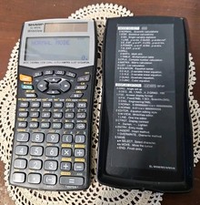 Sharp EL-W516 Write View Scientific Calculator w/ cover Tested Working
