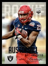 2015 Panini Prestige #206 Austin Hill Rookie Card Oakland Raiders. rookie card picture