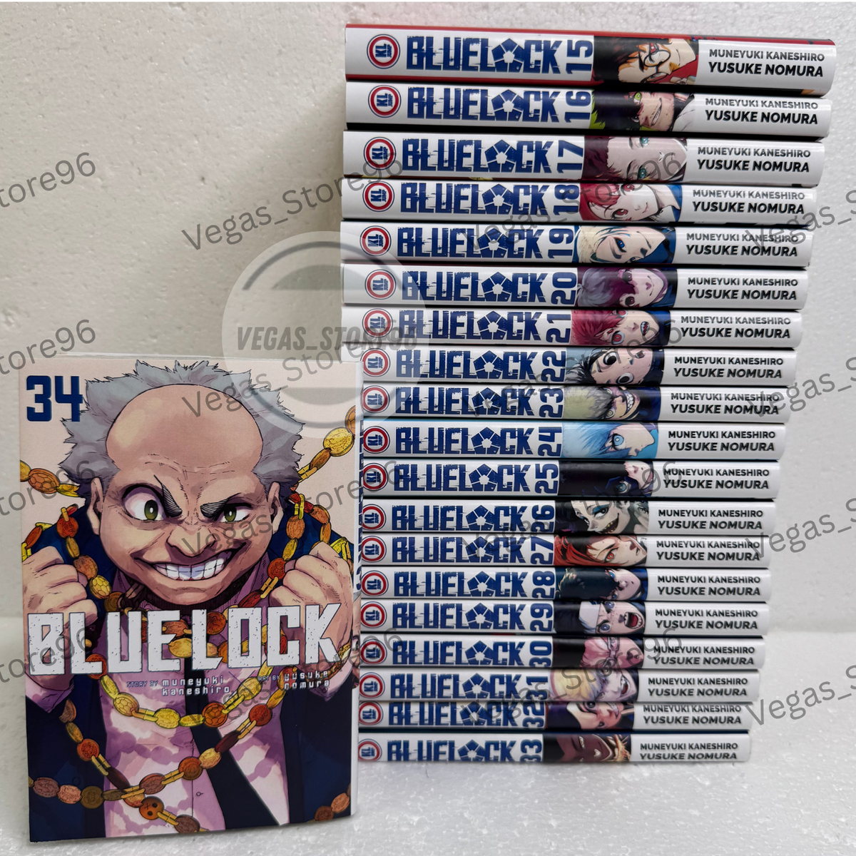 ホイッスル! 英語版　漫画　English Manga Blue Lock Manga Volume 15-35 English Version Comic By Yusuke