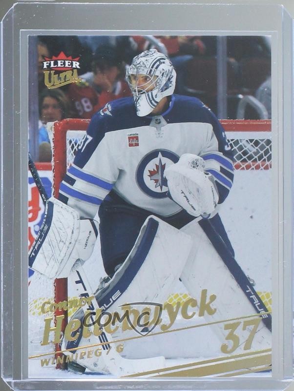 2025-26 Upper Deck Fleer Ultra SP Gold Spectrum 1/1 Connor Hellebuyck #124 1t51