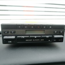 Autoradio Becker EUROPA 2000 BE 1100 per Mercedes W201 BMW d'epoca - testata - RARA