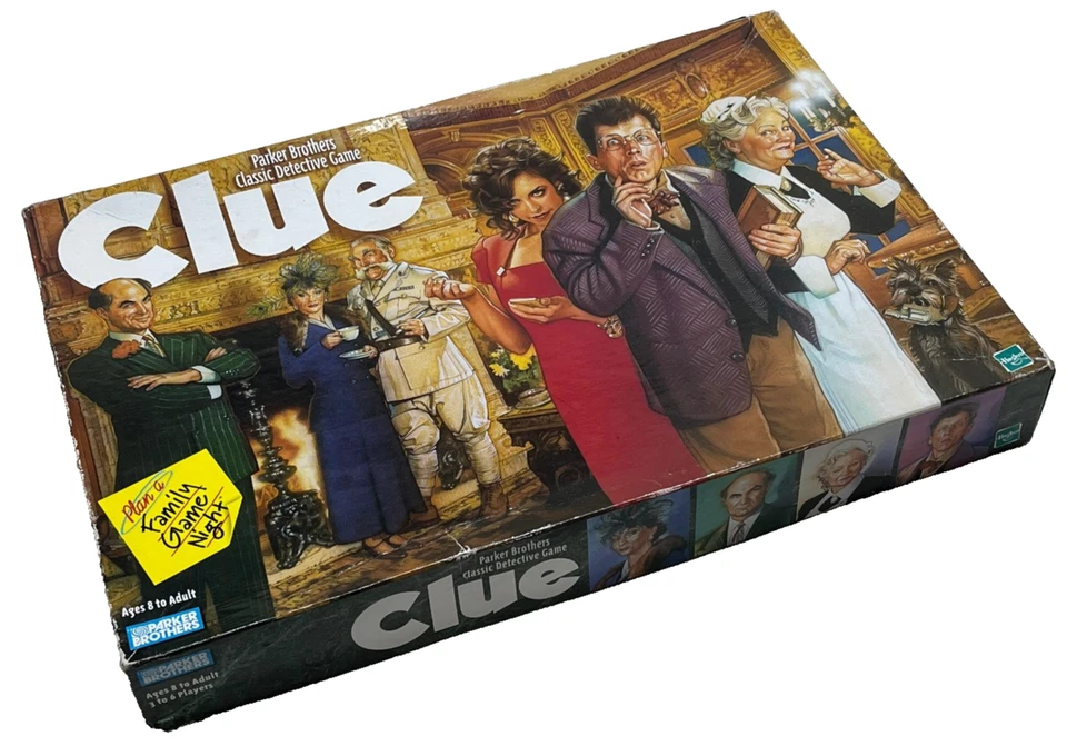 CLUE : The Classic Cluedo Detective Game By Parker Brothers - Rare 1998 Edition - Image 3 of 4