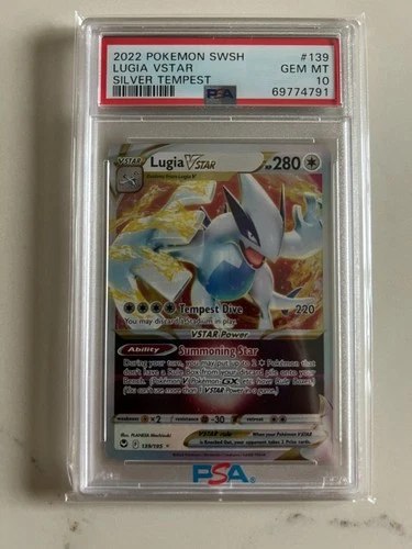 Pokemon Silver Tempest Lugia VSTAR 139/195 PSA 10 GEM MINT