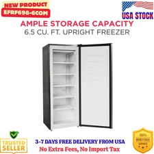 Frigidaire 6.5 Cu. ft. Upright Freezer, Platinum Silver, EFRF698
