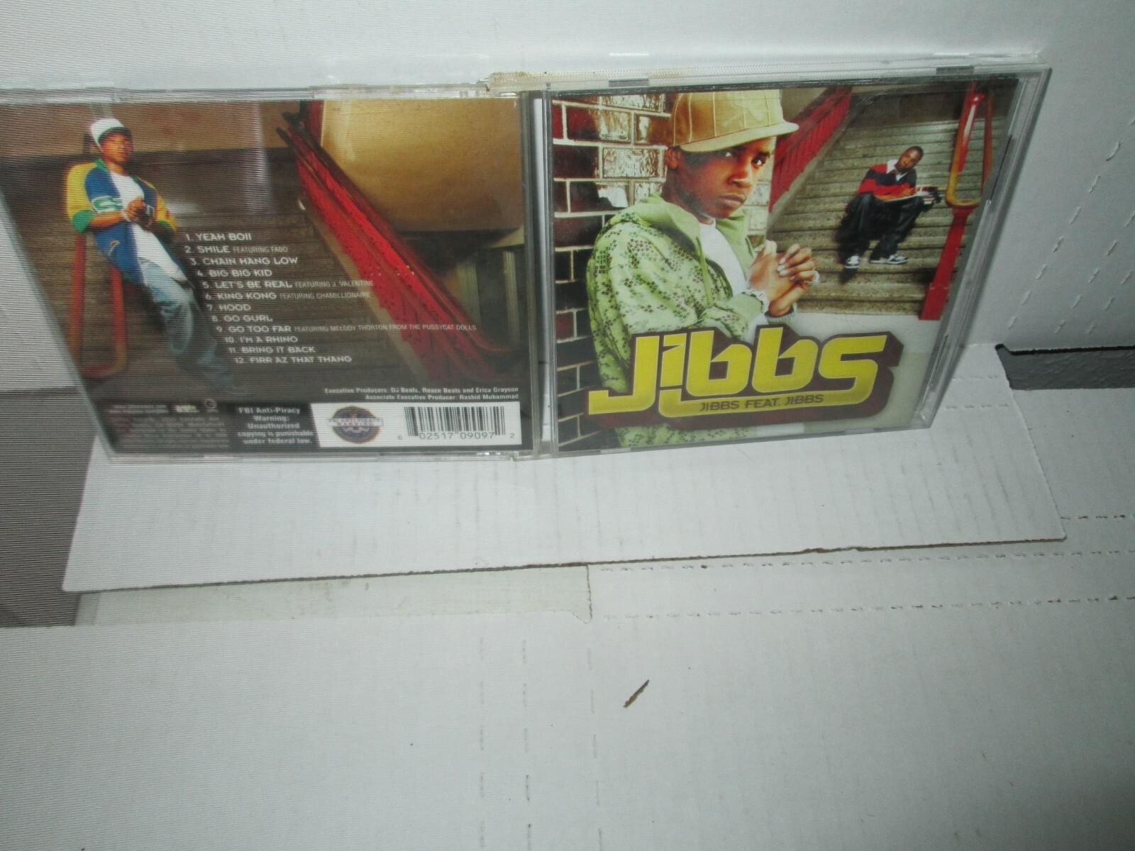JIBBS - SELF TITLED rare Rap cd FABO Chamillionaire GEFFEN 12 songs ...