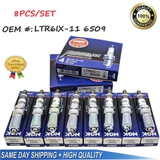 8P Genuine OEM Iridium IX Spark Plugs NGK #6509 LTR6IX-11 For 11-15 Ford 5.0L