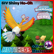 6IV Shiny Ho-Oh Pokemon Brilliant Diamond Shining Pearl
