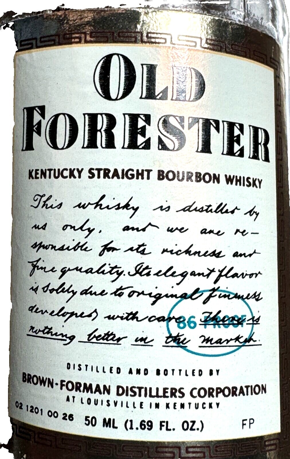 Old Forester Bottle | eBay