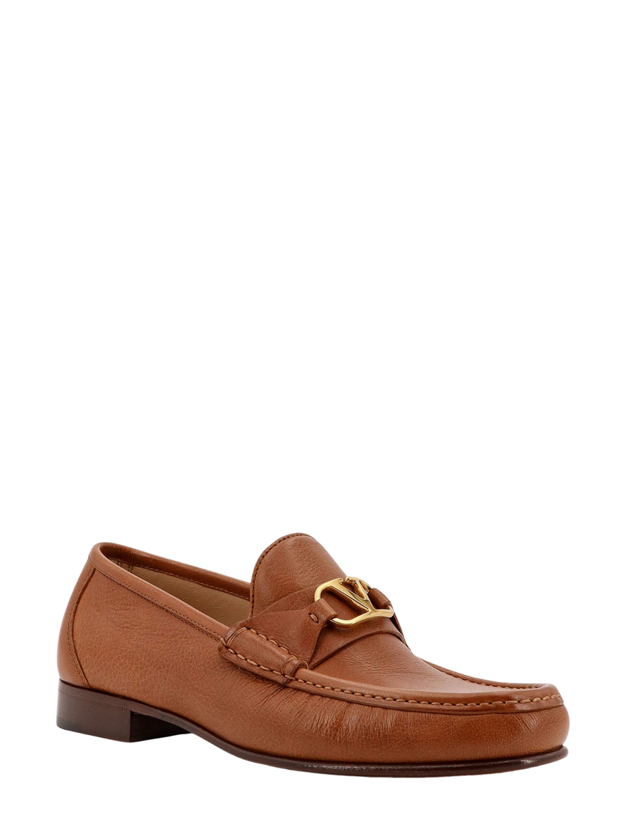 VALENTINO GARAVANI $980 Tobacco Leather Loafers New | eBay display picture 1