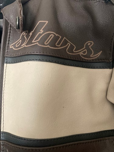Alpinestars DRIFT Leather Jacket XS USA 36 EUR 46 White Brown with Liner - Picture 4 of 11
