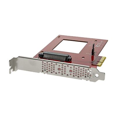 StarTech PEX4SFF8639 2.5'' U.2 NVMe SSD SFF-8639 to PCIe x4 Adapter PC Card