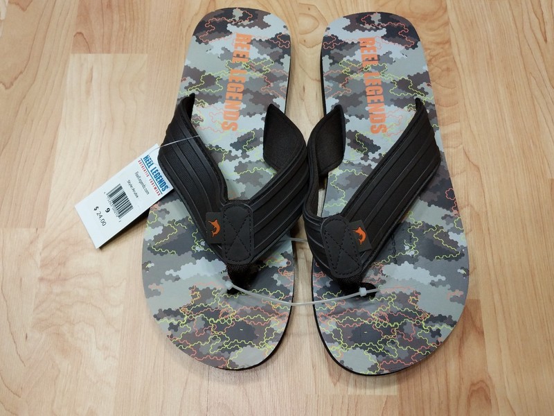 reel legends flip flops