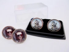 TERMINATOR CYBERDYNE T-800 MODEL 101 SKYNET BADGE MENS CUFFLINKS CUFF LINKS GIFT