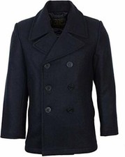 Cappotto Marina Americana USA in lana Doppiopetto Mil-Tec Pea Coat Militare
