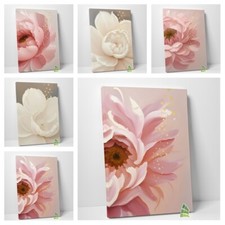 Pink Peony Flower Canvas Art Wall Art Print Picture Fashion Canvas Home Decor