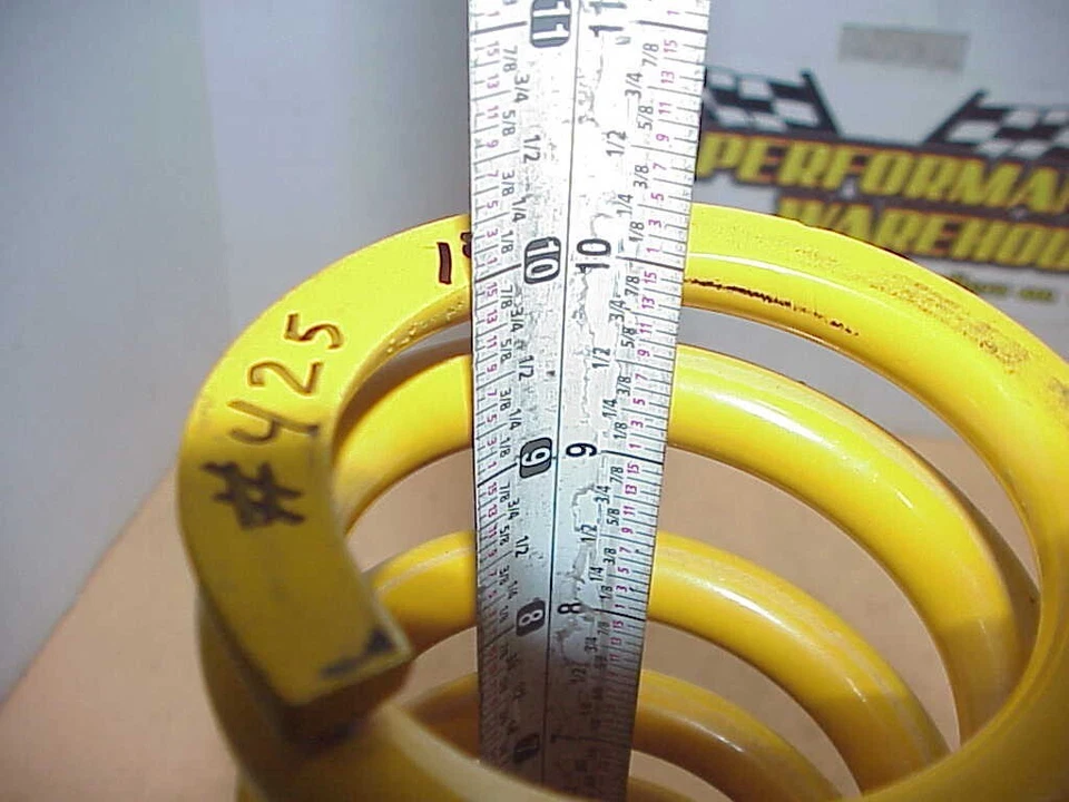 KING #425 Coil-over  10" Racing Spring UMP IMCA Wissota NASCAR Ratrod Z201 Foto 3 de 4