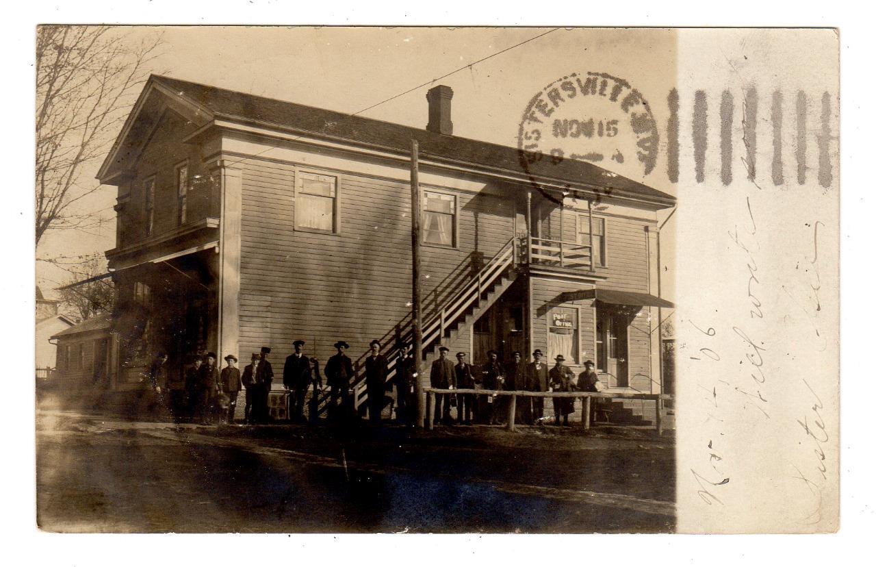 PA CENTERVILLE PENNSYLVANIA SISTERSVILLE WV RPPC Postcard POST OFFICE