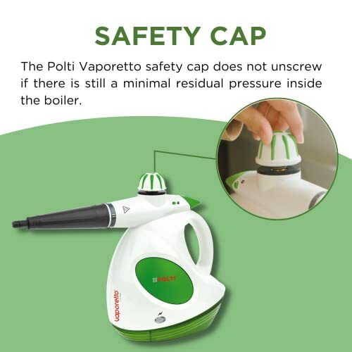 POLTI Easy Plus Steam Cleaner for Home Use Portable Steamer for