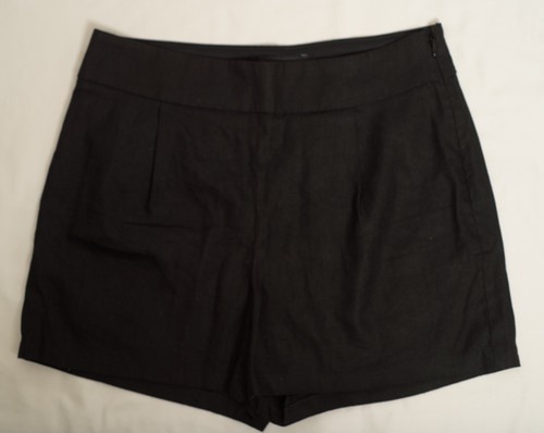 EXPRESS High Waist Linen Blend Side Zip 