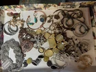 Vintage - Now Costume Jewelry Lot Necklaces Earrings Bracelets Ring Copper + G5