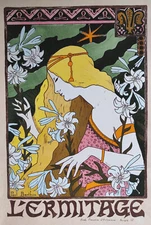 L'Ermitage - Monique Pé after Paul Berthon - School of Illuminure