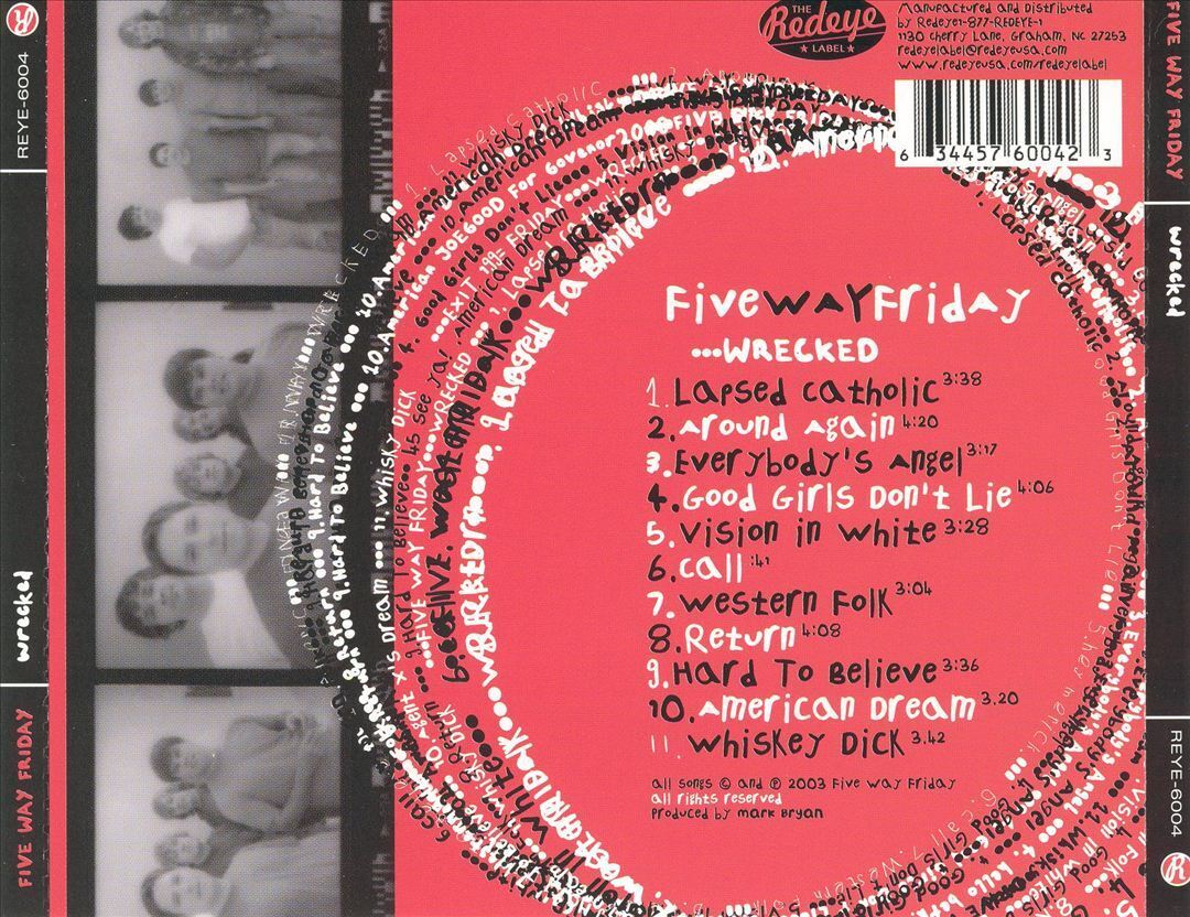 FIVE WAY FRIDAY WRECKED NEW CD 634457600423| eBay