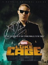 THEO ROSSI signed Autogramm 20x25cm LUKE CAGE in Person autograph COA
