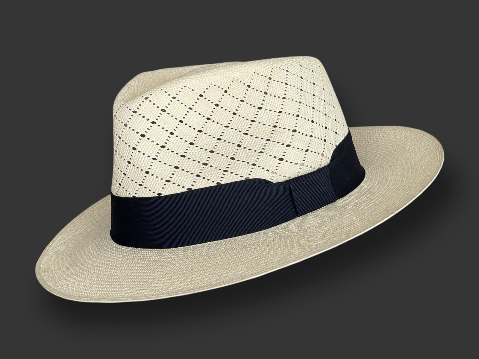 Genuine Vented Panama Hat from Montecristi "Havana Ventilated" Handmade Sun hat