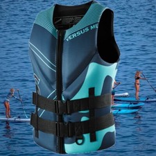 Life Jacket SuperBuoyancy Neoprene Life Jacket for Adult Surf Raft Kayak Fishing